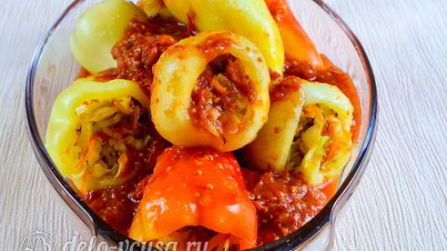 перец фаршированный овощами