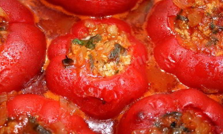 Рецепт перца красного фаршированного