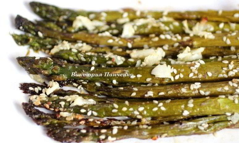 Рецепт спаржи запеченной