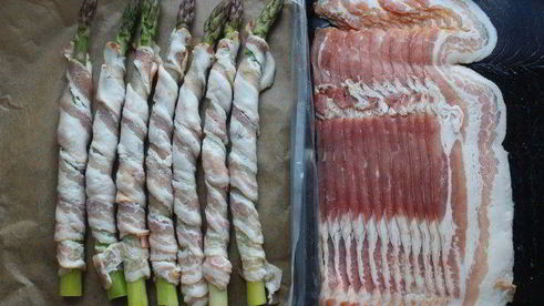 спаржа запеченная