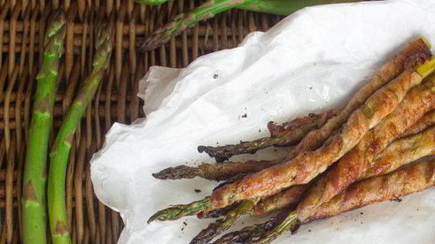 спаржа запеченная