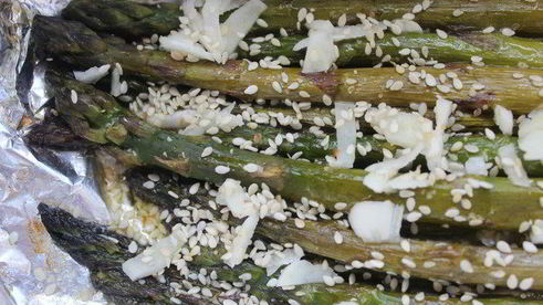 спаржа запеченная