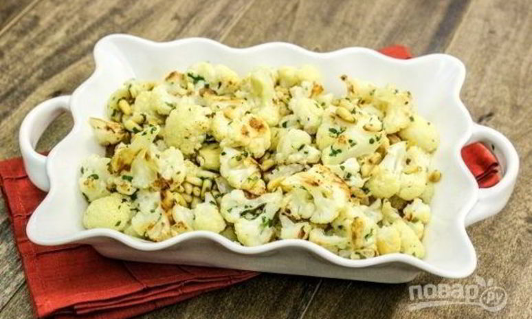 Рецепт цветной капусты диетической
