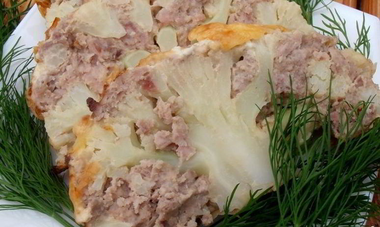Рецепт цветной капусты, фаршированной фаршем