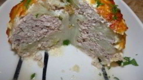 цветная капуста, фаршированная фаршем