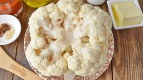 цветная капуста на пивной банке