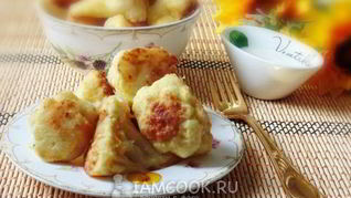 Цветная капуста жареная в муке