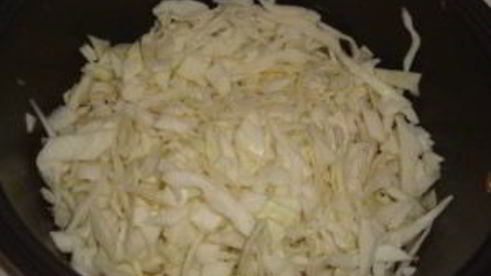 тушеная капуста с индейкой в мультиварке