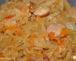 Тушеная капуста в мультиварке