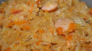 Тушеная капуста в мультиварке