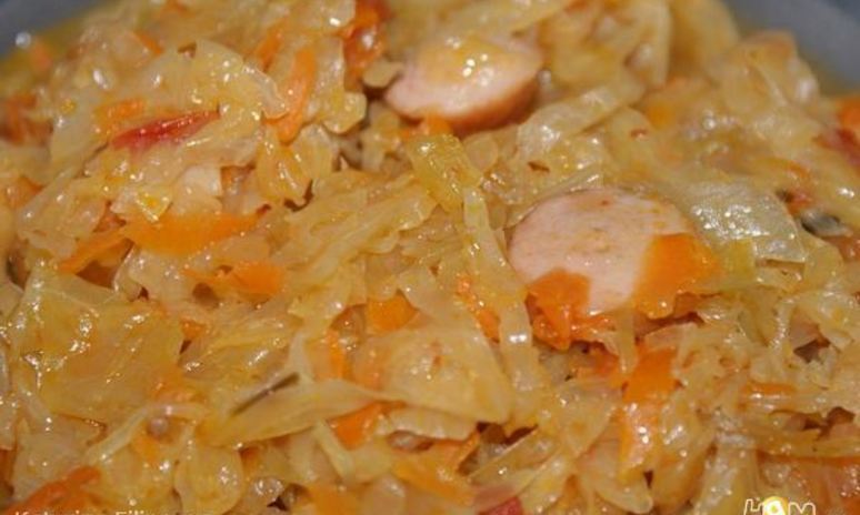 Рецепт тушеной капусты в мультиварке