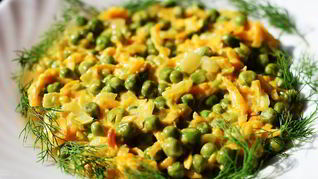 Тушеный горошек