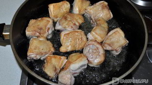 тушеный картофель с курицей