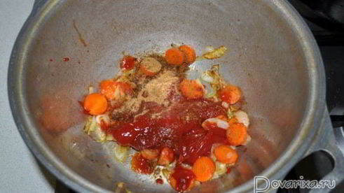 тушеный картофель с курицей