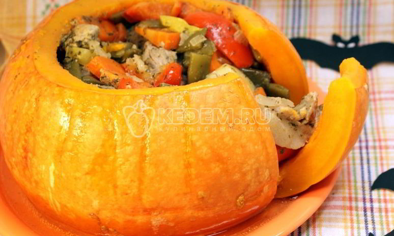 Рецепт тыквы фаршированной голова джека