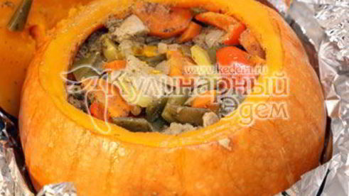 тыква фаршированная голова джека