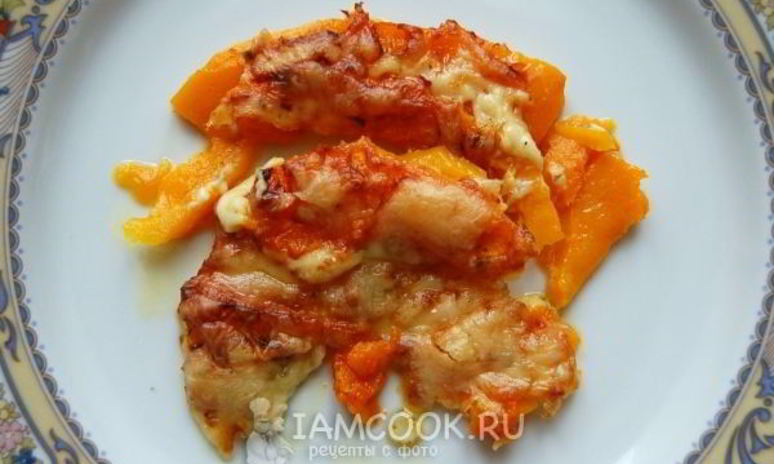 Рецепт тыквы, запеченной с сыром