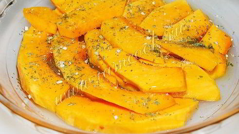 тыква, запеченная с сыром