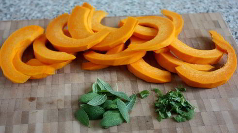 тыква жареная