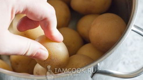 вареная картошка в мундире