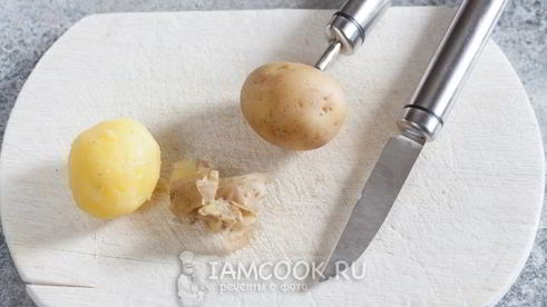 вареная картошка в мундире