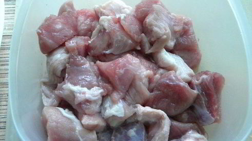 весенний запеченный картофель со свининой