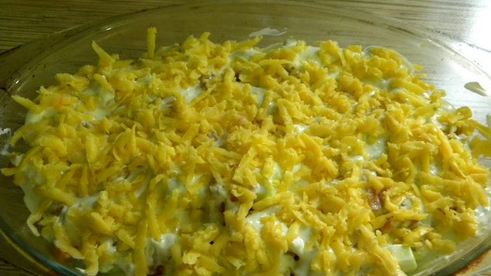 весенний запеченный картофель со свининой