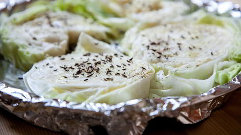 запеченная капуста