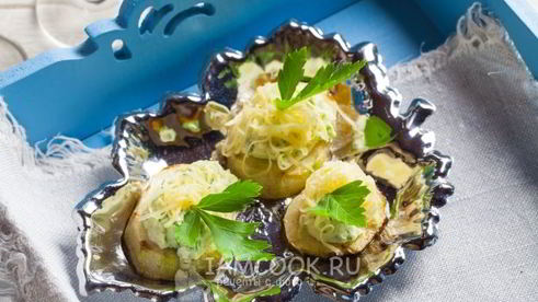 жареные огурцы с сыром