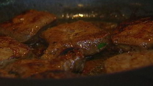 говяжья печень по-венециански