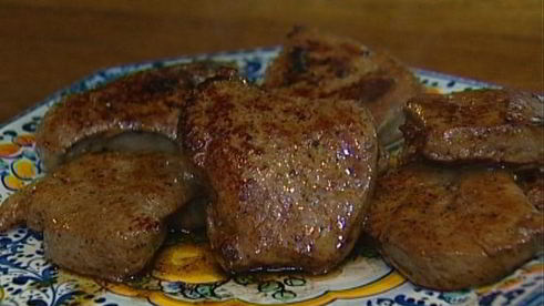 говяжья печень по-венециански