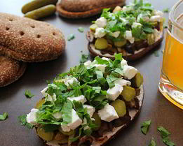 Краюшки с куриной печенью