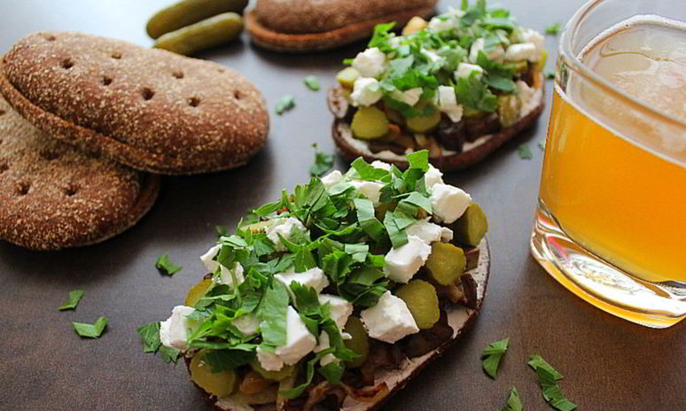 Рецепт краюшек с куриной печенью