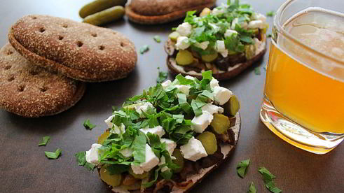 краюшки с куриной печенью