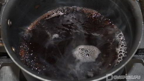 куриная печень с винно-медовым соусом