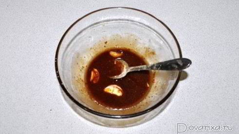 куриная печень терияки