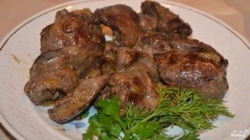 куриная печень в аэрогриле