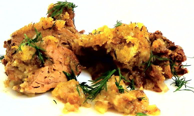 Рецепт куриной печени в узелке