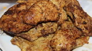 Отбивные из печени свиной