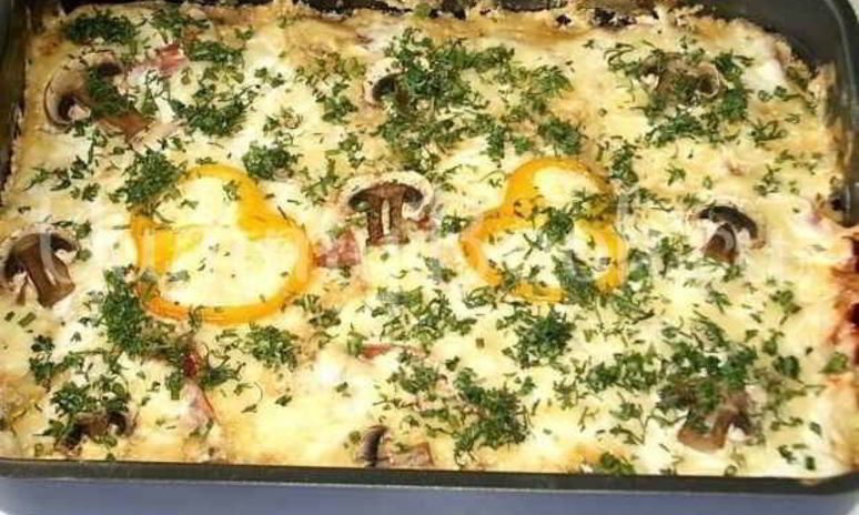 Рецепт печени говяжья с овощами