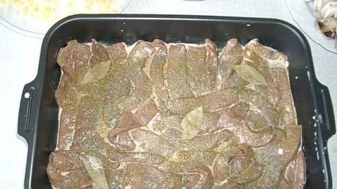 печень говяжья с овощами