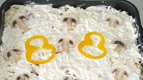 печень говяжья с овощами