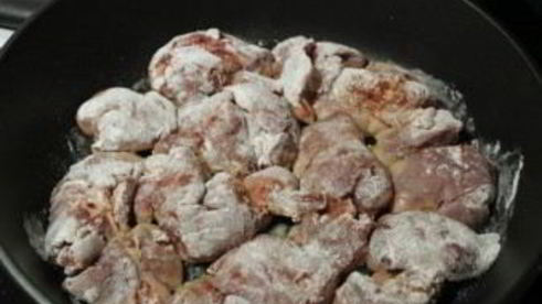 печень на сковороде