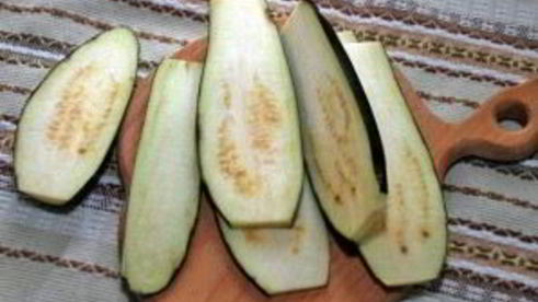 печень с баклажанами