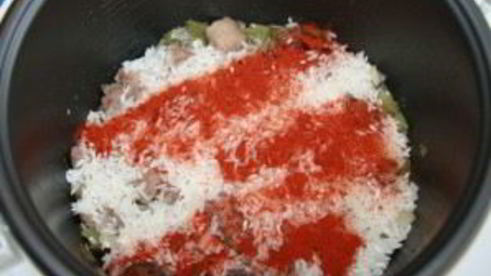 печень с рисом