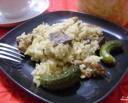 Печень со свининой