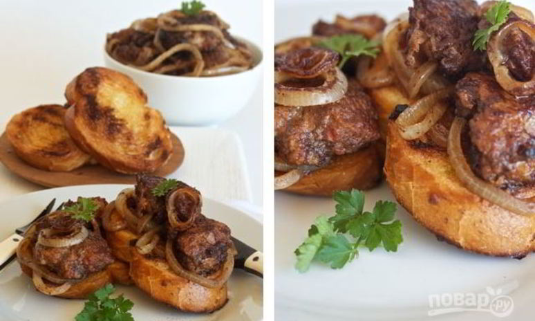 Рецепт печени цыпленка