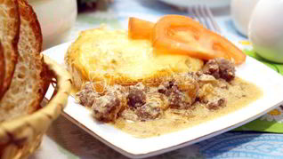 Печень в горшочке