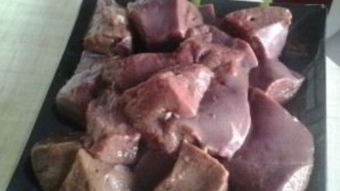 свиная печень в сметане