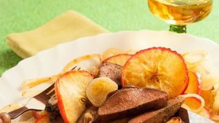 Телячья печенка по-берлински